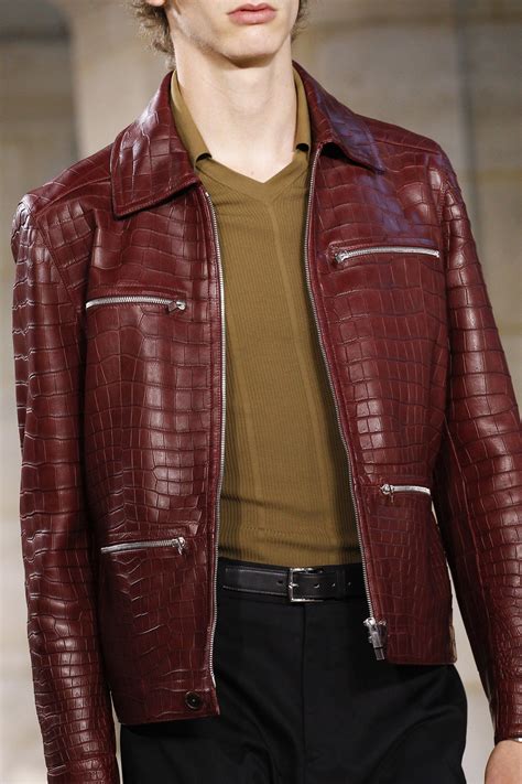 hermes herren ledermantel|Men's Hermes Leather Jackets .